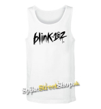 BLINK 182 - Logo - Mens Vest Tank Top - biele