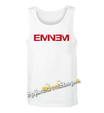 EMINEM - Red Logo - Mens Vest Tank Top - biele