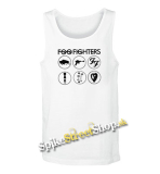 FOO FIGHTERS - Album Collection - Mens Vest Tank Top - biele