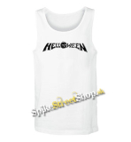 HELLOWEEN - Logo - Mens Vest Tank Top - biele
