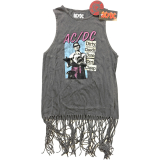 AC/DC - Dirty Deeds Done Dirt Cheap with Tassels - sivé dámske tričko