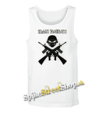 IRON MAIDEN - A Matter Of Life And Death - Mens Vest Tank Top - biele