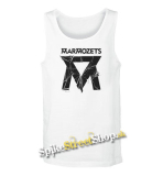 MARMOZETS - Smashed Logo - Mens Vest Tank Top - biele