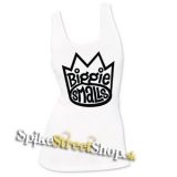 BIGGIE SMALLS - Logo - Ladies Vest Top - biele