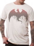DRAGON AGE - Pixel Dragon - biele pánske tričko
