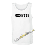ROXETTE - Logo -  Mens Vest Tank Top - biele