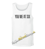 YOU ME AT SIX - Logo - Mens Vest Tank Top - biele