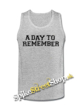 A DAY TO REMEMBER - Logo - Mens Vest Tank Top - šedé
