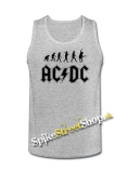 AC/DC - Evolution - Mens Vest Tank Top - šedé