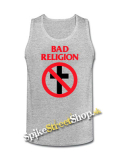 BAD RELIGION - Logo - Mens Vest Tank Top - šedé