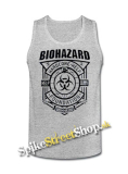 BIOHAZARD - Hardcore Help Foundation - Mens Vest Tank Top - šedé