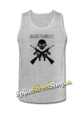 IRON MAIDEN - A Matter Of Life And Death - Mens Vest Tank Top - šedé