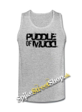 PUDDLE OF MUDD - Logo - Mens Vest Tank Top - šedé