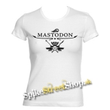 MASTODON - Logo - biele dámske tričko