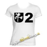 U2 - Logo Tree - biele dámske tričko