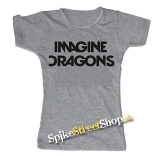 IMAGINE DRAGONS - Logo - šedé dámske tričko