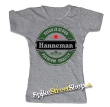 JEFF HANNEMAN - Hanneman Badge Trace - šedé dámske tričko