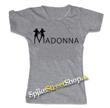 MADONNA - Logo - šedé dámske tričko