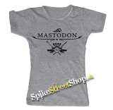 MASTODON - Logo - šedé dámske tričko