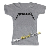 METALLICA - Logo - šedé dámske tričko