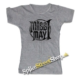 MISS MAY I - Logo - šedé dámske tričko