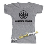 MY CHEMICAL ROMANCE - Logo - šedé dámske tričko