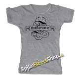 ONE REPUBLIC - Logo - šedé dámske tričko