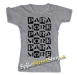 PARAMORE - Boxes - šedé dámske tričko