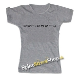 PERIPHERY - Logo 2 - šedé dámske tričko