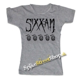 SIXX AM - šedé dámske tričko