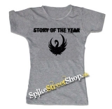 STORY OF THE YEAR - Logo - šedé dámske tričko