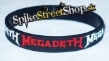 Náramok MEGADETH - White Red Logo