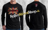 ASKING ALEXANDRIA - Logo Great Britain - čierne pánske tričko s dlhými rukávmi