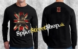 GB DESTROYER - Born To Be Punk - čierne pánske tričko s dlhými rukávmi