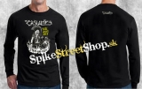 CASUALITIES - Punk Never Dies - čierne pánske tričko s dlhými rukávmi