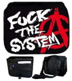 ANARCHY - FUCK THE SYSTEM - taška na rameno