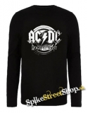 AC/DC - Rock Or Bust - WHITE - čierne pánske tričko s dlhými rukávmi