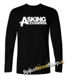 ASKING ALEXANDRIA - Logo - čierne pánske tričko s dlhými rukávmi