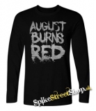 AUGUST BURNS RED - Big Logo - čierne pánske tričko s dlhými rukávmi