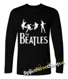 BEATLES - Jump - čierne pánske tričko s dlhými rukávmi