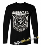 BIOHAZARD - Hardcore Help Foundation - čierne pánske tričko s dlhými rukávmi