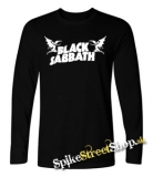 BLACK SABBATH - Logo - čierne pánske tričko s dlhými rukávmi
