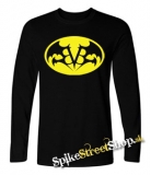 BLACK VEIL BRIDES - Batman Logo - čierne pánske tričko s dlhými rukávmi