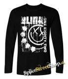 BLINK 182 - Spelled Out - čierne pánske tričko s dlhými rukávmi