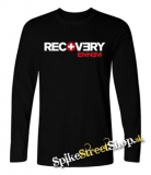 EMINEM - Recovery - čierne pánske tričko s dlhými rukávmi