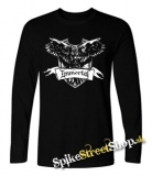 IMMORTALS - Crest - čierne pánske tričko s dlhými rukávmi