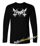 MAYHEM - Logo - čierne pánske tričko s dlhými rukávmi