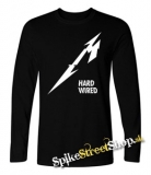 METALLICA - Hardwired Crest - čierne pánske tričko s dlhými rukávmi