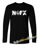 NOFX - Logo - čierne pánske tričko s dlhými rukávmi