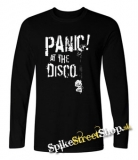 PANIC AT THE DISCO - Logo - čierne pánske tričko s dlhými rukávmi